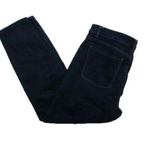 White House/Black Market Women’s jegging jeans, tapered leg. Size L dark denim.‎